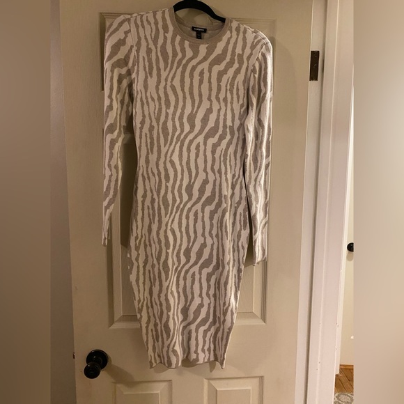 COPY - COPY - NWT Express Leopard Print Dress - Picture 1 of 3